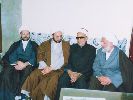 مع أحد مشايخ الجامع الأزهر في مصر - 2000 م 