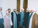 مع أحد مشايخ الجامع الأزهر في مصر - 2000 م