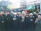 في الموكب الحسيني في اليوم العاشر من محرم في استوكهلم عاصمة السويد - 2003 م 