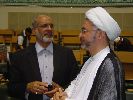 مع الدكتور عبد الحميد النجدي في مؤتمر النظرية المهدوية في طهران - أيلول 2006 م.
