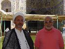 مع الدكتور محمد أبو العزائم في مؤتمر النظرية المهدوية في اصفهان - أيلول 2006 م.