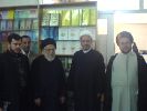 مع سماحة السيد علي عبد الحكيم وكيل المرجعيّة العليا في مدينة البصرة عند زيارته لمركز الأبحاث العقائدية في مدينة قم - نيسان 2007 م.