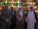 مع السيد صالح الحيدري رئيس ديوان الوقف الشيعي في الصحن الحسيني المبارك - 3 شعبان 1430 هـ