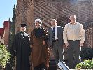 مع الاب ارشيما ندريتا ديميتريو كاربو رئيس الكنيسة الارثودكسية في اسبانيا - 16 محرم 1439 هـ