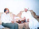 مع الدكتور محمد عبد عطية السراج (مدير الدراسات العليا في جامعة بغداد) - 2005 م