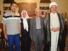 مع الدكتور مهدي محقق وعائلته في منزله في طهران - 2 رجب 1433 هـ